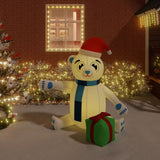 Vidaxl Christmas Bear avec les LED gonflables 180 cm