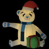 Vidaxl Christmas Bear avec les LED gonflables 240 cm