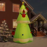 Vidaxl Arbre de Noël gonflable avec des LED 500 cm