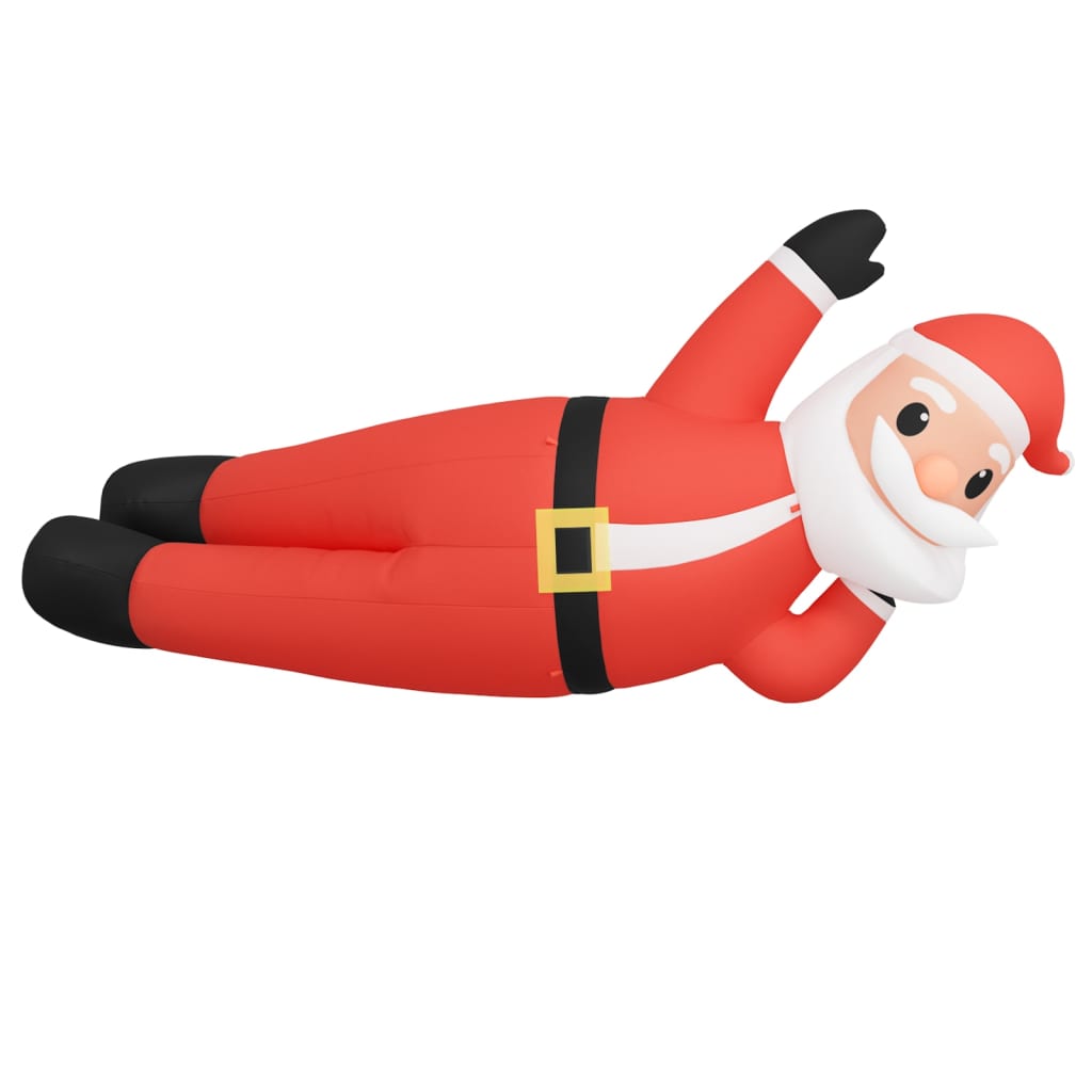 Vidaxl Santa allongé avec des LED gonflables 160 cm