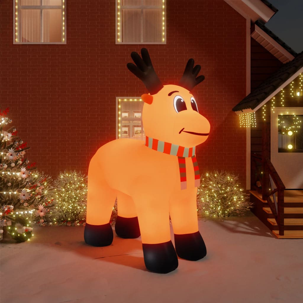 Vidaxl reindeer with LEDs inflatable 400 cm