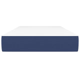 Vidaxl pocketveringmatras medium 100x200x20 cm stof blauw