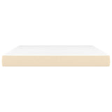 Vidaxl pocketveringmatras medium 160x200x20 cm stof crèmekleurig