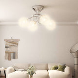 Vidaxl plafond avec capuchons en fil de maille pour 4 x G9 LED
