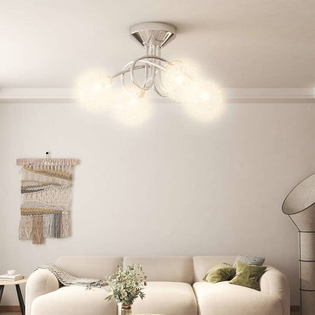 Vidaxl plafond avec capuchons en fil de maille pour 4 x G9 LED