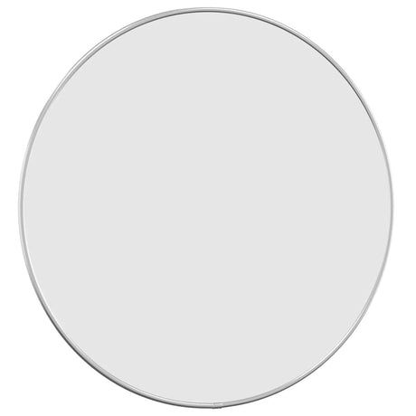 Miroir mural vidaxl rond Ø50 cm en argent couleur