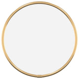 Miroir mural vidaxl autour de Ø20 cm de couleur or