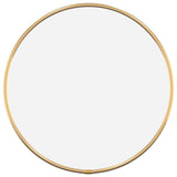 Miroir mural vidaxl autour de Ø30 cm de couleur or