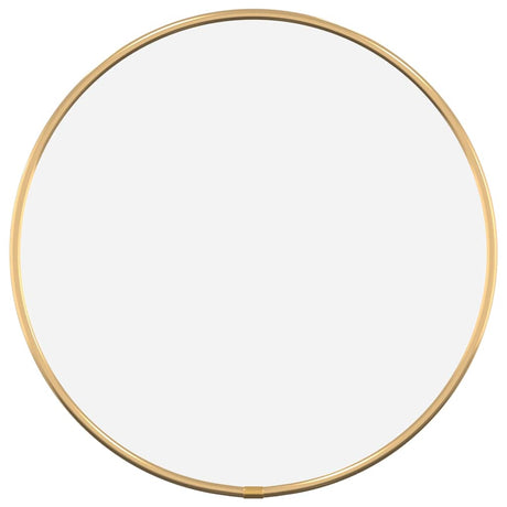 Miroir mural vidaxl autour de Ø30 cm de couleur or