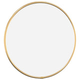 Miroir mural vidaxl autour de Ø30 cm de couleur or