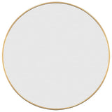 Miroir mural vidaxl autour de Ø50 cm de couleur or