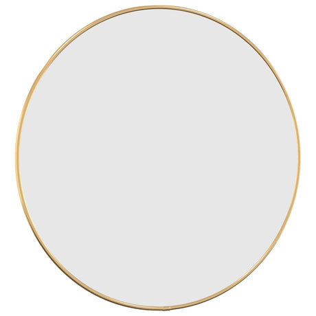 Miroir mural vidaxl autour de Ø50 cm de couleur or