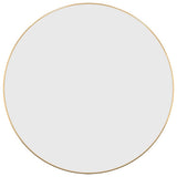 Miroir mural vidaxl rond Ø60 cm or couleur or