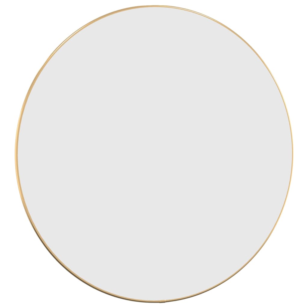 Vidaxl Wall Mirror okrągły Ø60 cm złota