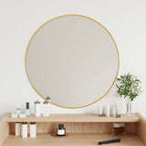 Miroir mural vidaxl rond Ø60 cm or couleur or