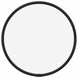 Miroir mural vidaxl rond Ø20 cm noir