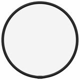 Miroir mural vidaxl rond Ø20 cm noir