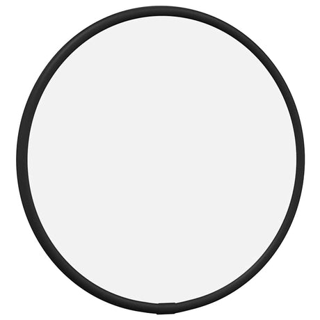 Miroir mural vidaxl rond Ø20 cm noir