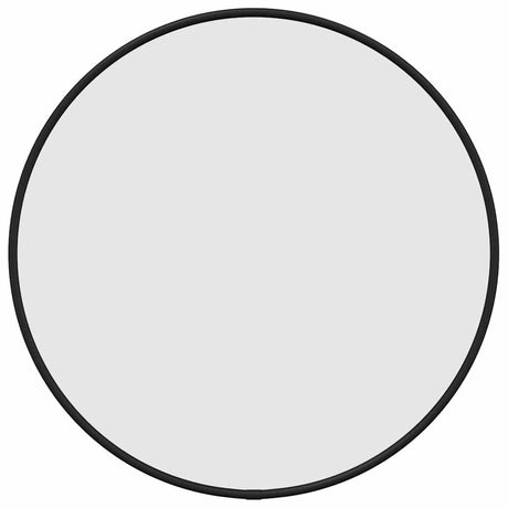 Miroir mural vidaxl rond Ø40 cm noir