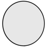 Miroir mural vidaxl rond Ø40 cm noir