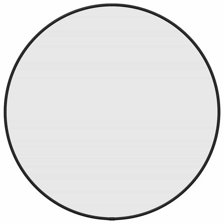Miroir mural vidaxl rond Ø50 cm noir