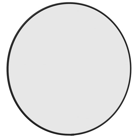 Miroir mural vidaxl rond Ø50 cm noir