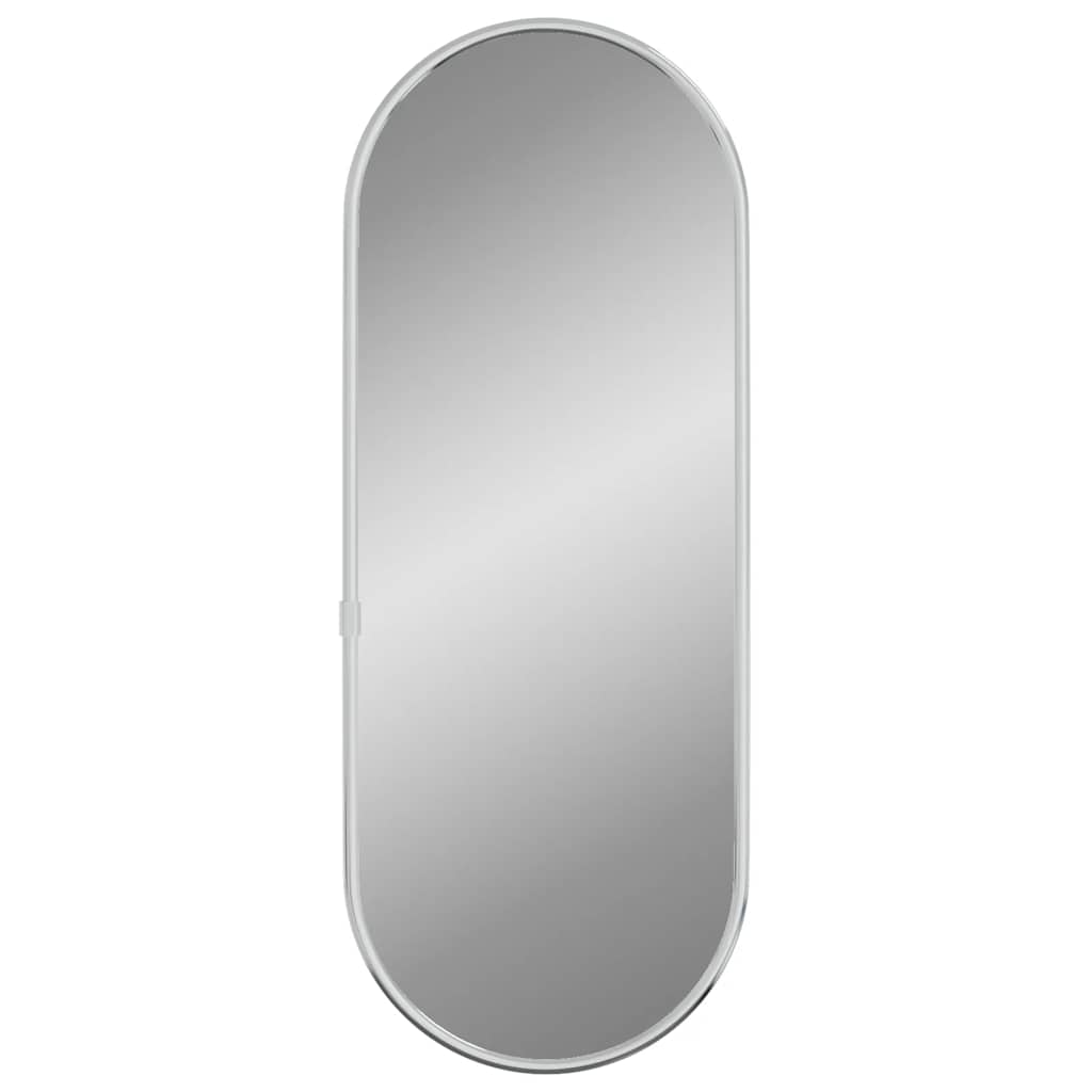 Vidaxx miroir mural 40x15 cm ovale argenté