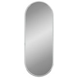 Vidaxx miroir mural 40x15 cm ovale argenté