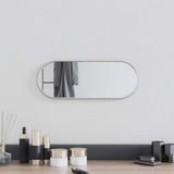 Vidaxx miroir mural 40x15 cm ovale argenté