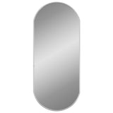 Miroir mural vidaxl 70x30 cm de couleur argentée ovale