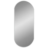 Vidaxl Wall Mirror 80x35 cm owalny srebrny kolor