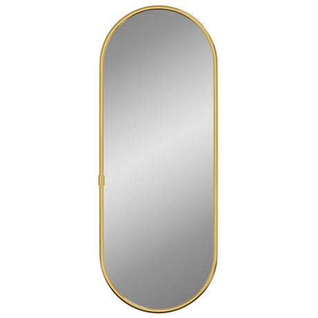 Vidaxx miroir mural 40x15 cm ovale doré