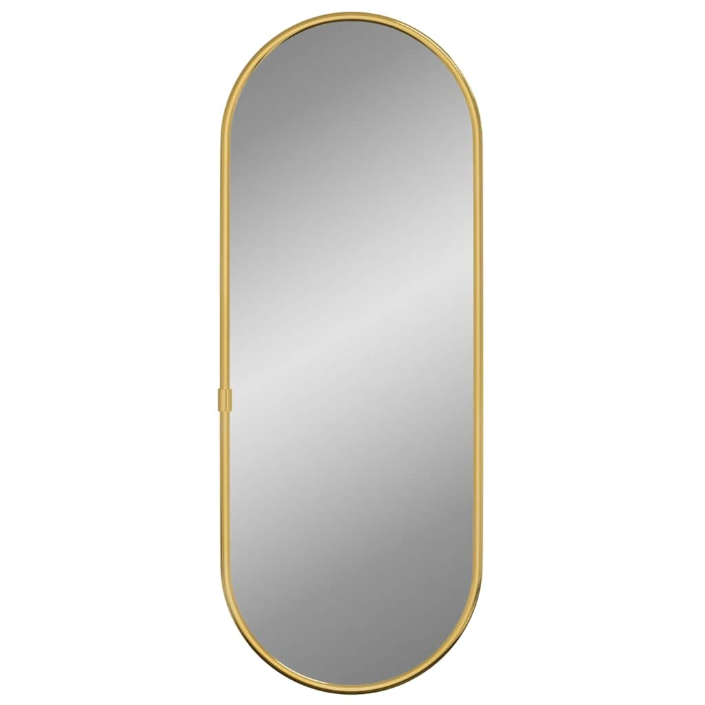 Vidaxl Wall Mirror 40x15 cm Oválné zlaté barvy