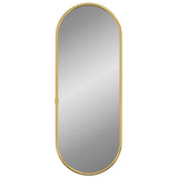 Vidaxx miroir mural 40x15 cm ovale doré
