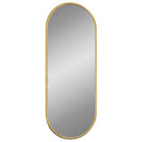 Vidaxx miroir mural 40x15 cm ovale doré