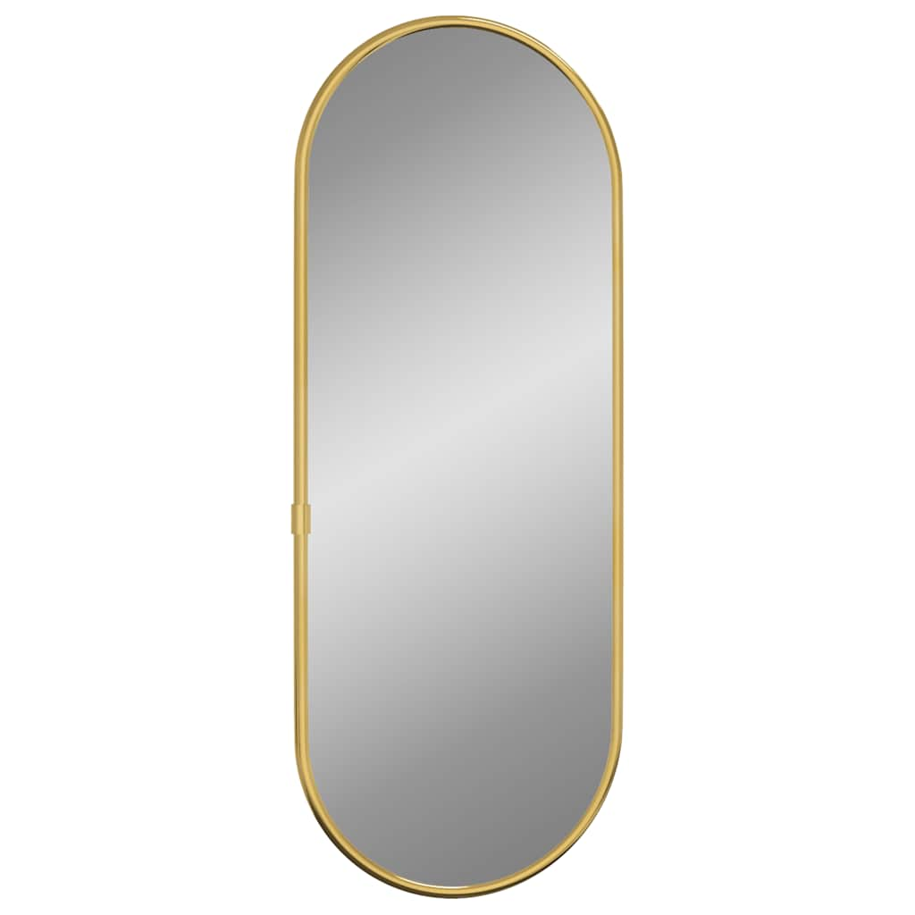 Vidaxl Wall Mirror 40x15 cm Oválné zlaté barvy