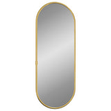 Vidaxl Wall Mirror 40x15 cm Oválné zlaté barvy