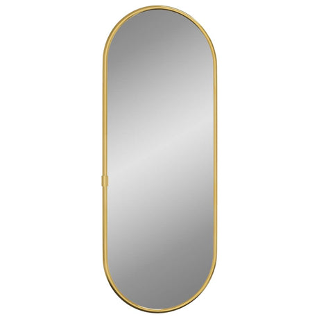 Vidaxx miroir mural 40x15 cm ovale doré