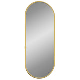 Miroir mural vidaxl 50x20 cm coloré en or ovale
