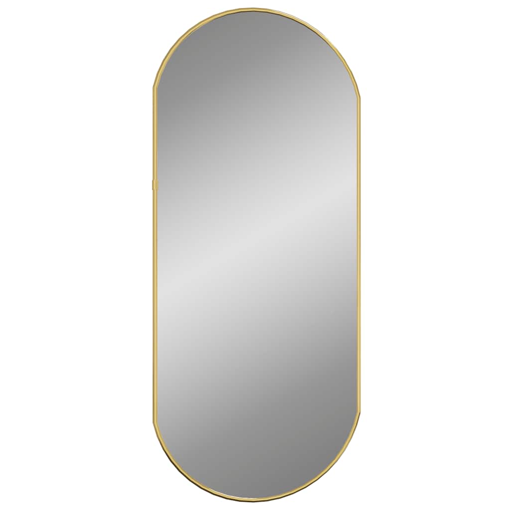 Vidaxx miroir mural 70x30 cm ovale doré