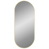 Vidaxl Wall Mirror 100x45 cm owalny złoty kolor