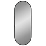 Vidaxx miroir mural 40x15 cm ovale noir