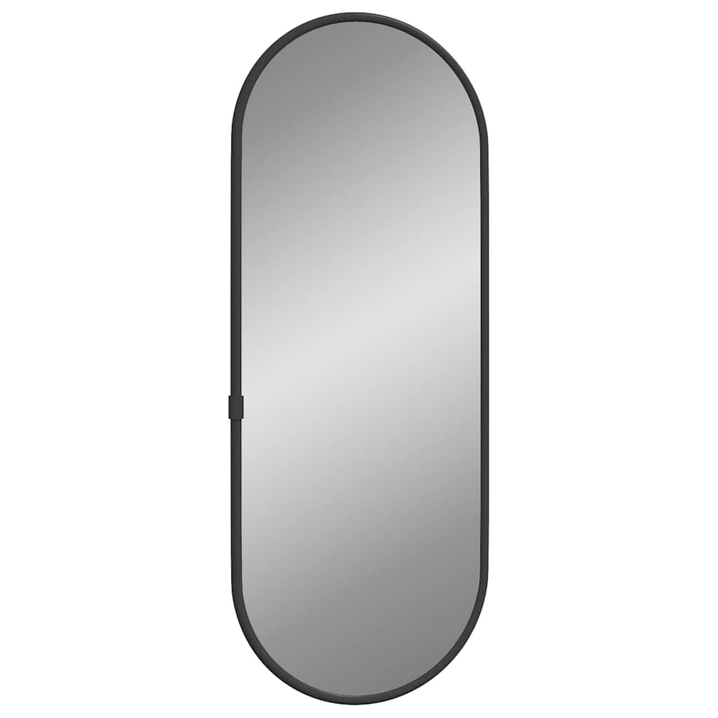 Vidaxx miroir mural 40x15 cm ovale noir