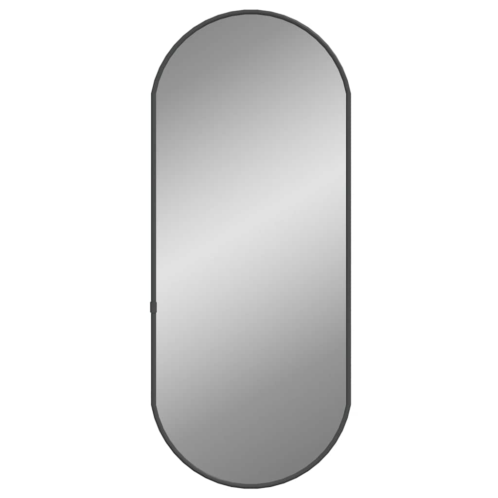 Vidaxl Wall Mirror 60x25 cm owalny czarny