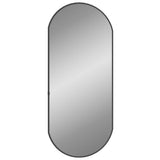 Miroir mural vidaxl 70x30 cm noir ovale