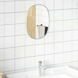 Miroir mural vidaxl 40x30 cm en argent coloré