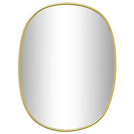 Miroir mural vidaxl 30x25 cm de couleur or