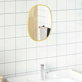 Vidaxl Wall Mirror 30x25 cm zlaté barvy