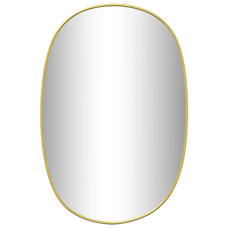 Miroir mural vidaxl 50x35 cm de couleur or