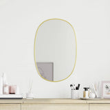 Miroir mural vidaxl 50x35 cm de couleur or